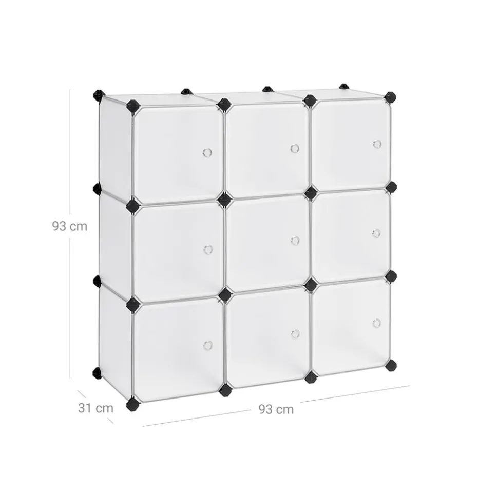 Flash Sale SONGMICS Meuble modulable 9 cubes