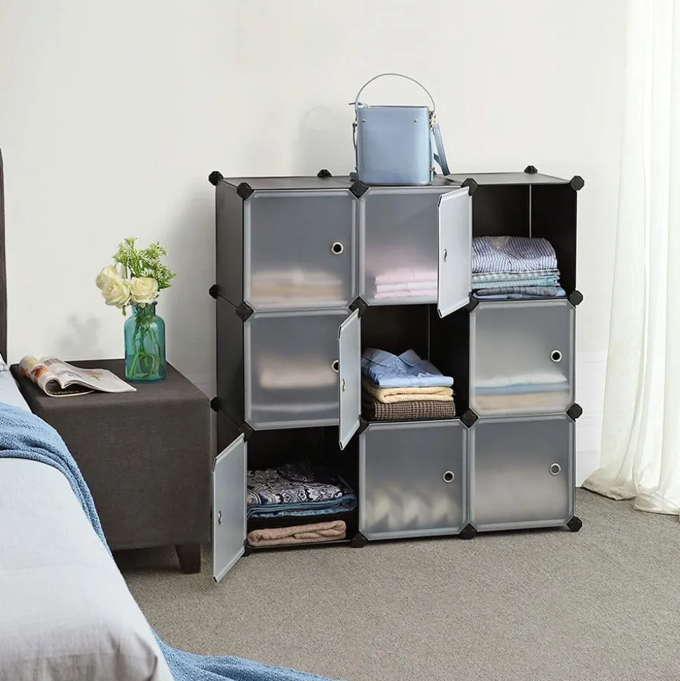 Flash Sale SONGMICS Meuble modulable 9 cubes