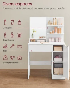 Outlet SONGMICS Meuble modulable 6 cubes