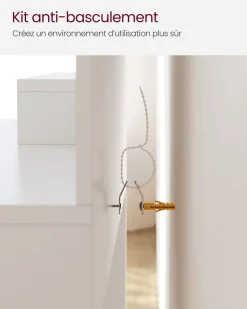 Outlet SONGMICS Meuble modulable 6 cubes