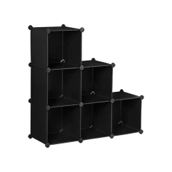 Discount SONGMICS Meuble modulable 6 cubes