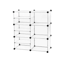 New SONGMICS Meuble modulable Blanc