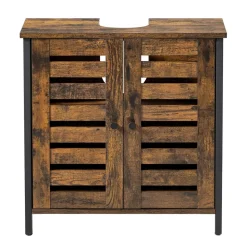 Discount SONGMICS Meuble mural avec étagère réglable et porte à persienne 40 x 16 x 60 cm blanc