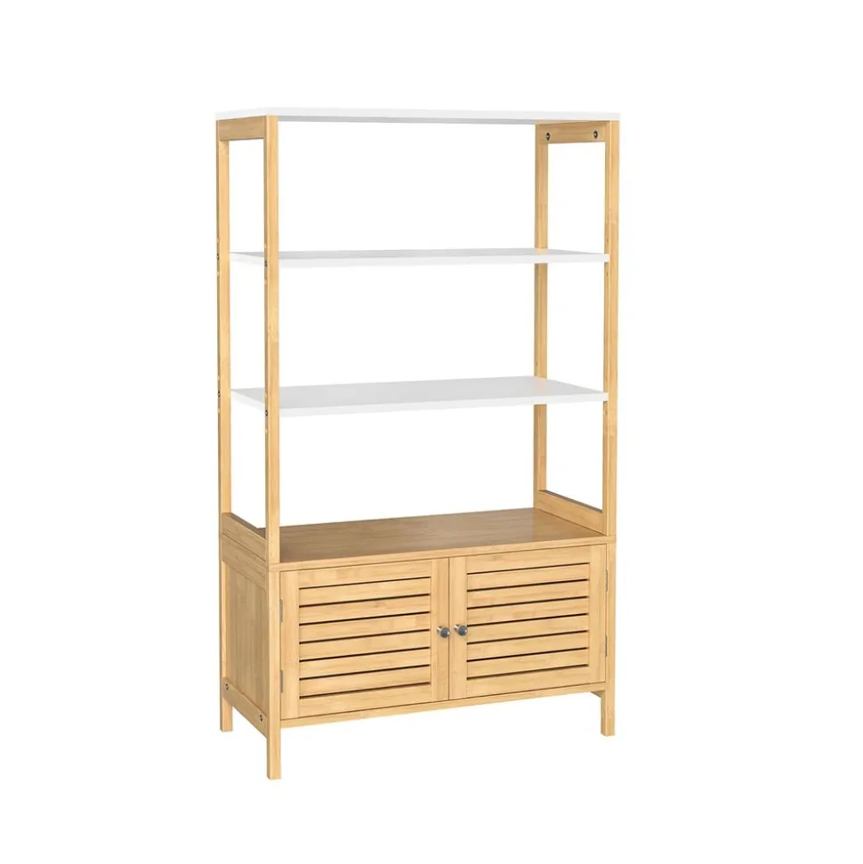 Clearance SONGMICS Meuble rangement bambou