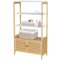 Clearance SONGMICS Meuble rangement bambou