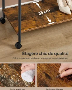 Clearance SONGMICS Meuble rangement blanc moderne