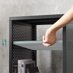 Cheap SONGMICS Meuble rangement bureau Noir