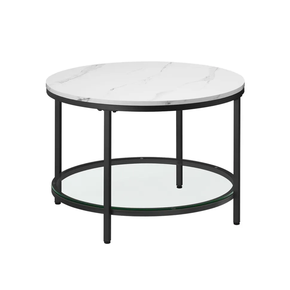 Outlet SONGMICS Meuble salle de bain 2 tiroirs Blanc