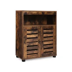 New SONGMICS Meuble salle de bain haut   Blanc