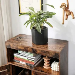 New SONGMICS Meuble salle de bain haut   Blanc