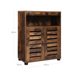 New SONGMICS Meuble salle de bain haut   Blanc