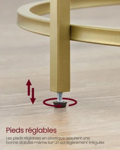 Outlet SONGMICS Meuble salle de bain rustique Marron Rustique