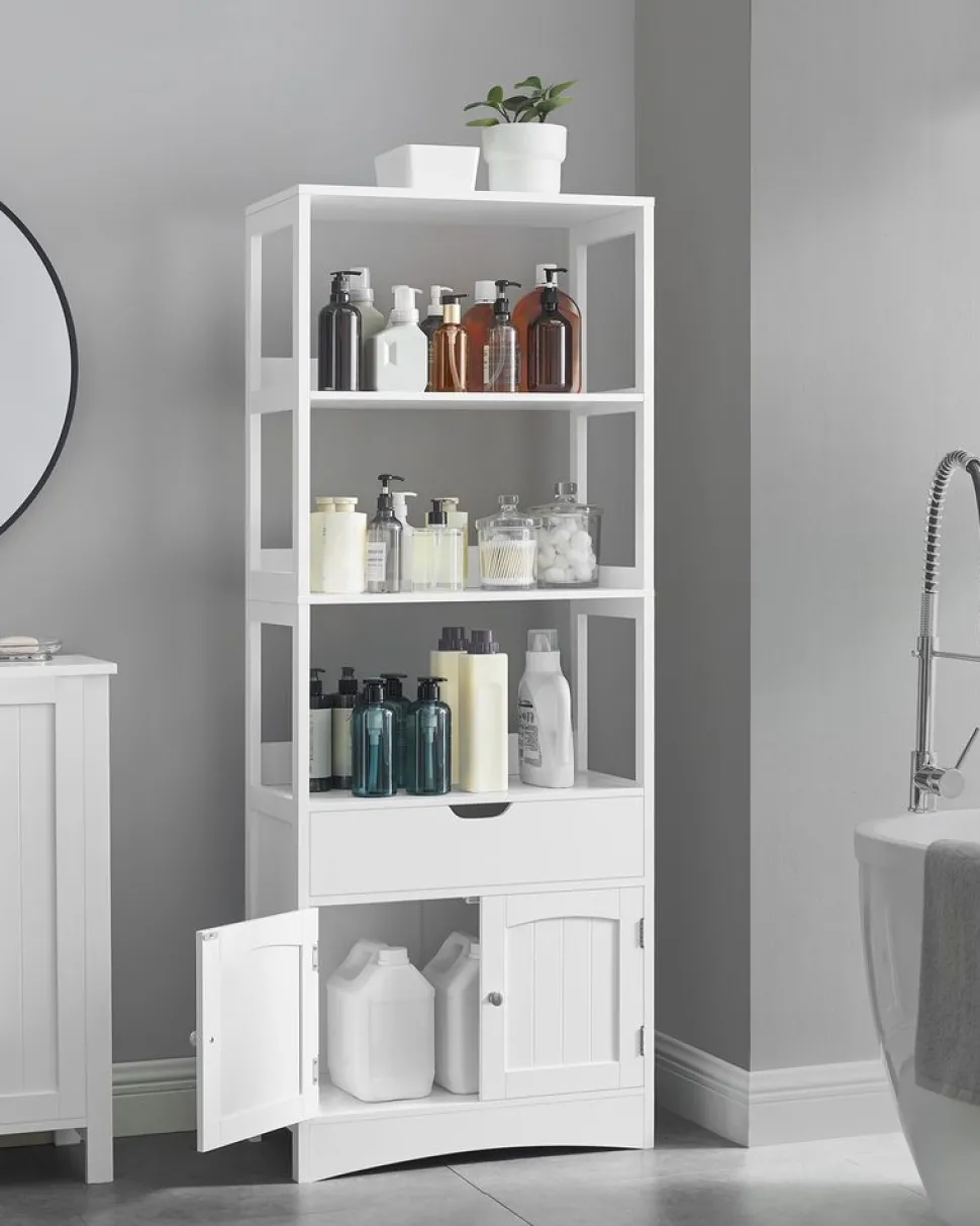 New SONGMICS Meuble sous lavabo blanc