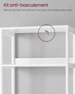 New SONGMICS Meuble sous lavabo blanc