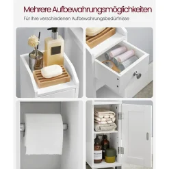 Best Sale SONGMICS Meuble sous lavabo industriel Brun Vintage Noir