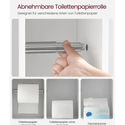 Best Sale SONGMICS Meuble sous lavabo industriel Brun Vintage Noir