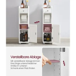 Best Sale SONGMICS Meuble sous lavabo industriel Brun Vintage Noir