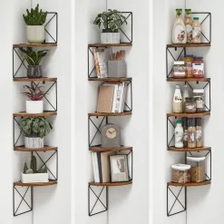 Cheap SONGMICS Meuble sous lavabo rustique Marron Rustique