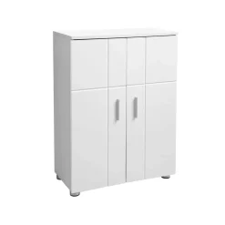 Store SONGMICS Meuble TV 120 cm pour télévisions jusqu'à 55 pouces blanc