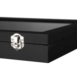 New SONGMICS Meuble TV 2 portes Industriel Brun Vintage Noir