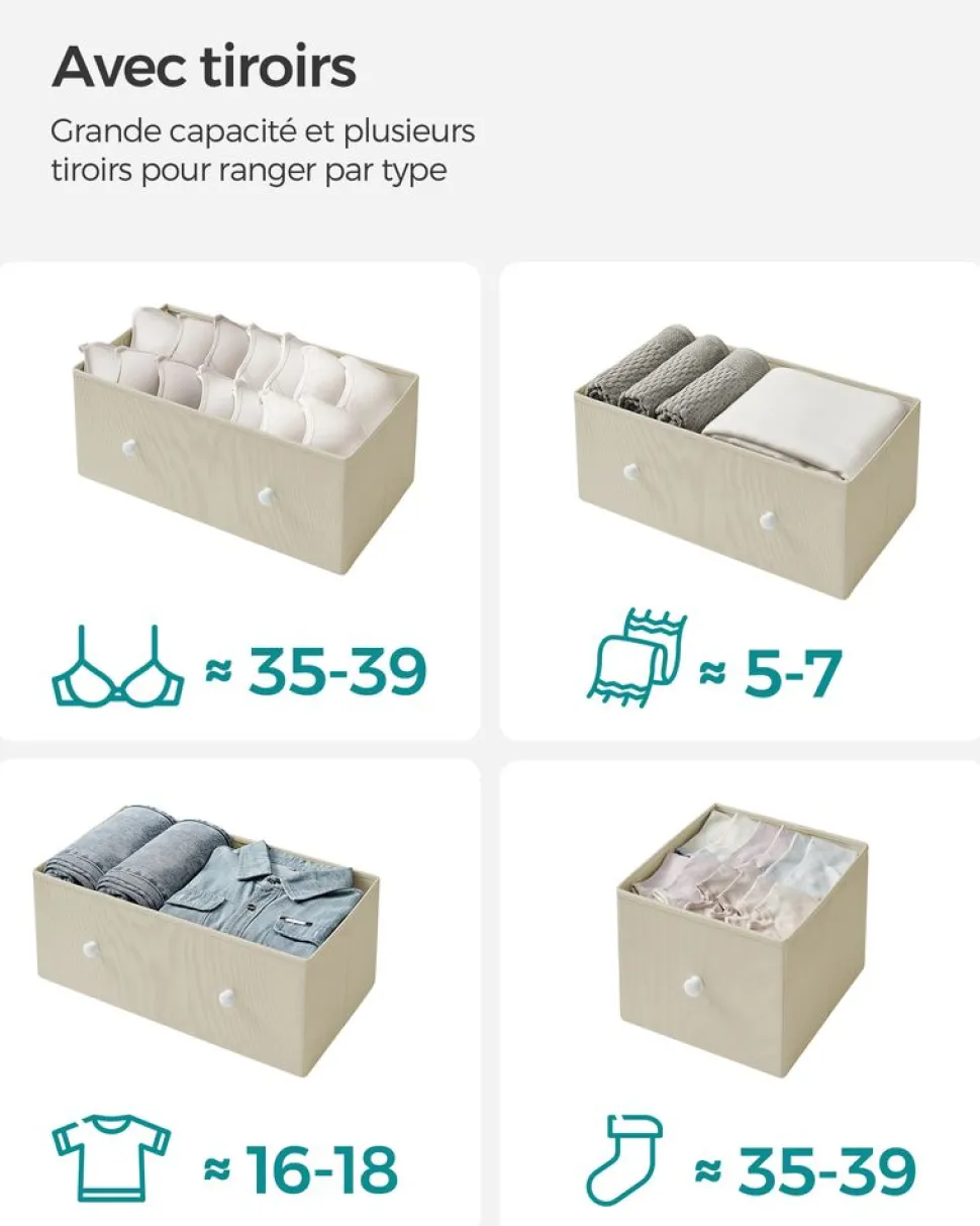 Outlet SONGMICS Meuble TV 2 portes rustique Marron Rustique