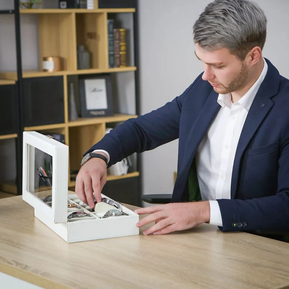 Cheap SONGMICS Meuble TV avec ètagères style industriel Marron Rustique + Noir