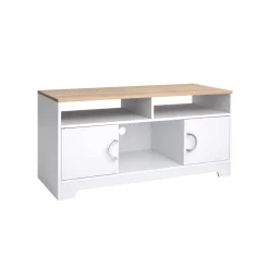 Cheap SONGMICS Meuble TV couleur boisée Blanc