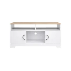 Cheap SONGMICS Meuble TV couleur boisée Blanc
