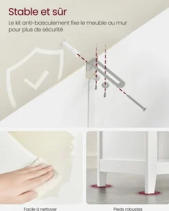 Best SONGMICS Meuble TV design X