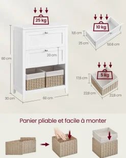 Best SONGMICS Meuble TV design X