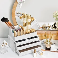 Clearance SONGMICS Meuble TV industriel Marron rustique et noir