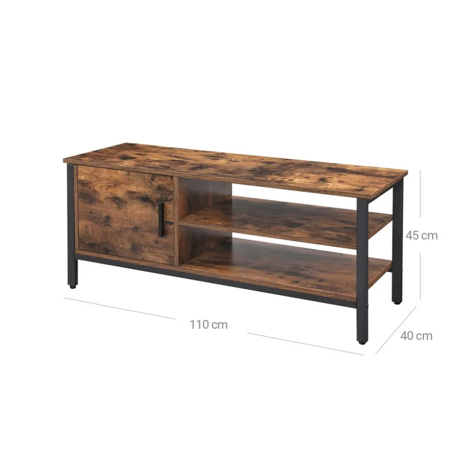 Fashion SONGMICS Meuble TV industriel