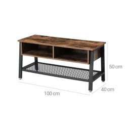 Outlet SONGMICS Meuble TV maille industriel