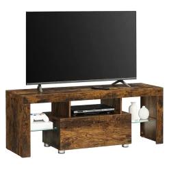 Sale SONGMICS Meuble TV Marron Rustique