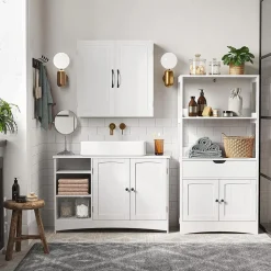 Clearance SONGMICS Meuble TV métal industriel