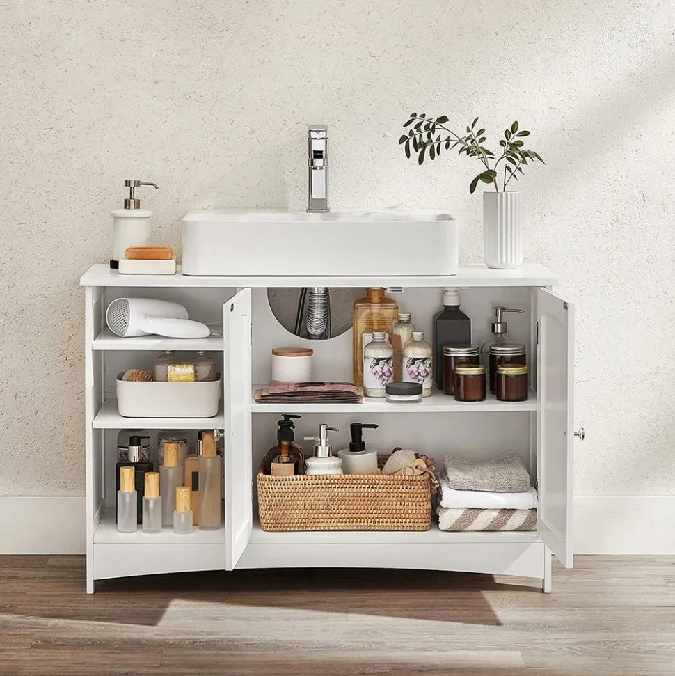 Clearance SONGMICS Meuble TV métal industriel