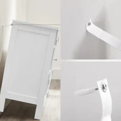 Clearance SONGMICS Meuble TV métal industriel