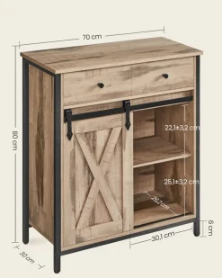 Clearance SONGMICS Meuble TV mural Blanc