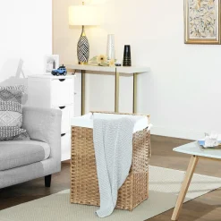 Hot SONGMICS Meuble TV ouvert industriel Marron Rustique