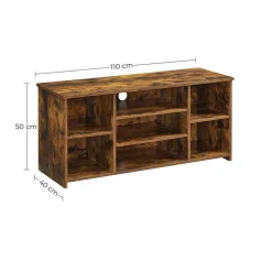 Best SONGMICS Meuble TV rustique Marron Rustique