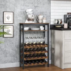 Sale SONGMICS Meubles à vin 24 bouteilles Noir