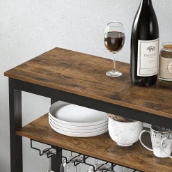 Sale SONGMICS Meubles à vin 24 bouteilles Noir