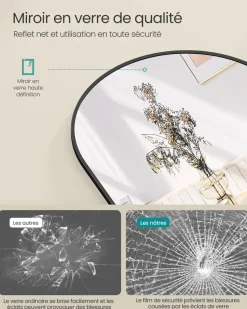 Best Sale SONGMICS Miroir maquillage grossissant x 7