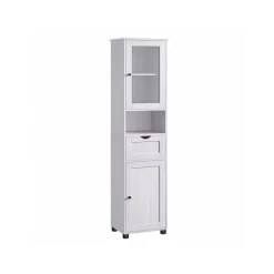 Outlet SONGMICS Organisateur cosmétiques 2-en-1 blanc