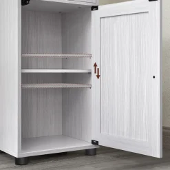 Outlet SONGMICS Organisateur cosmétiques 2-en-1 blanc