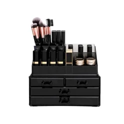 Hot SONGMICS Organisateur cosmétiques noir Blanc