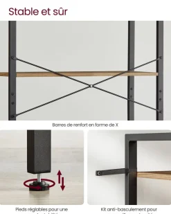 Store SONGMICS Organisateur make-up 3 tiroirs