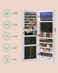 Hot SONGMICS Panier à linge 3 bacs boisé