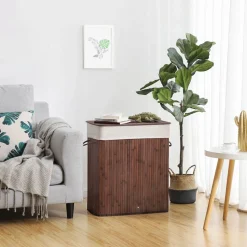 Shop SONGMICS Panier à linge bambou