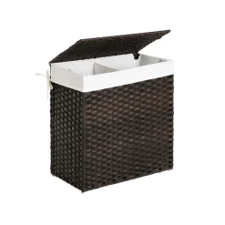 Store SONGMICS Panier à linge bambou marron